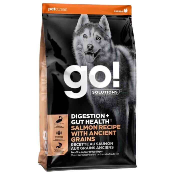 Go! SOLUTIONS Dog Food - Digestion & Gut - Salmon With Grains