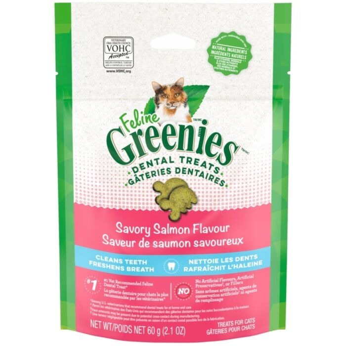Greenies Cat Dental Treat - Savory Salmon 60g