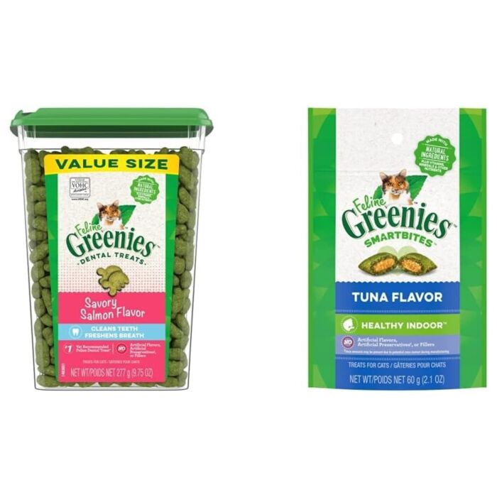 Greenies Cat Dental Treat - Savory Salmon 60g