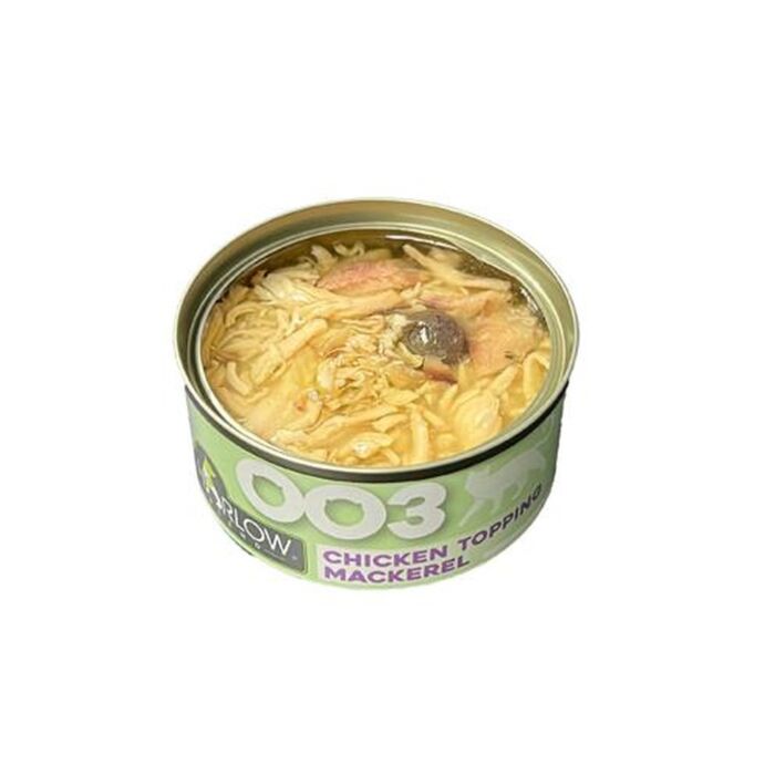 Harlow Blend Cat Wet Food - Grain Free Chicken in Gravy Topping Mackerel 80g