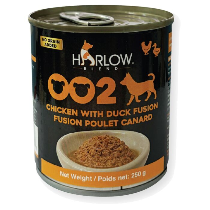 Harlow Blend 楓葉 犬用濕糧 - OO2 雞肉+鴨肉罐 250g