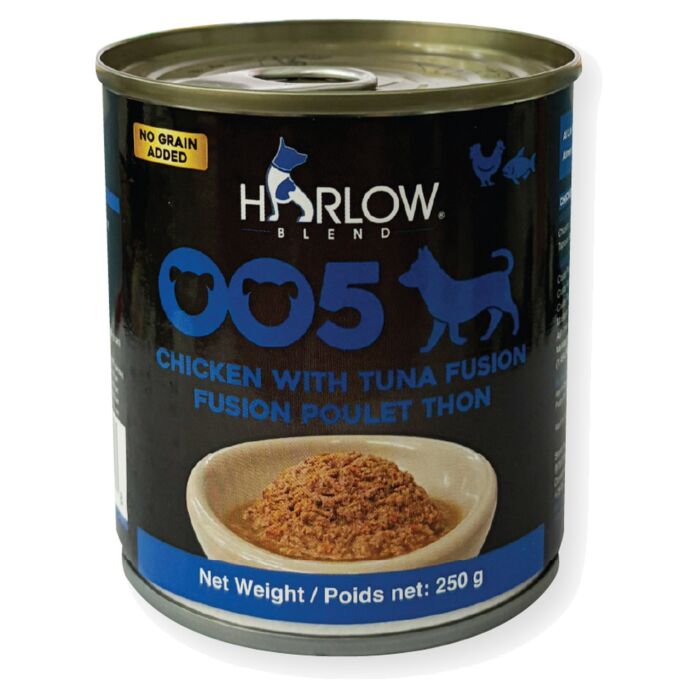 Harlow Blend 楓葉 犬用濕糧 - OO5 雞肉+吞拿魚罐 250g