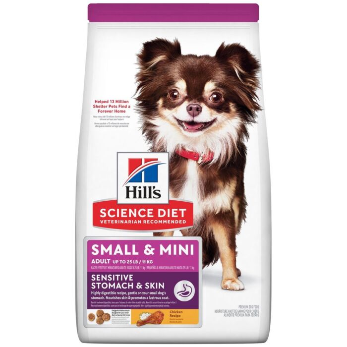 Hills Science Diet Dog Food - Sensitive Stomach & Skin Small & Mini Adult 4lb