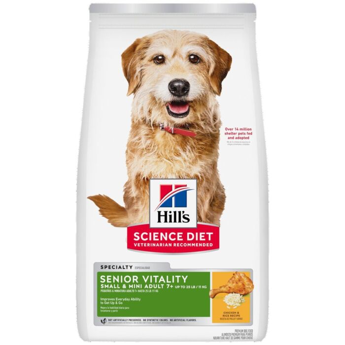 Hills 希爾思老犬乾糧 - 小型高齡犬7歲以上 Senior Vitality 年輕活力