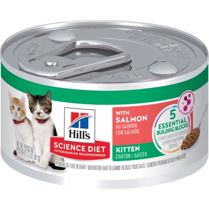 Hills Cat Can - Kitten - Science Diet - Salmon 2.9oz