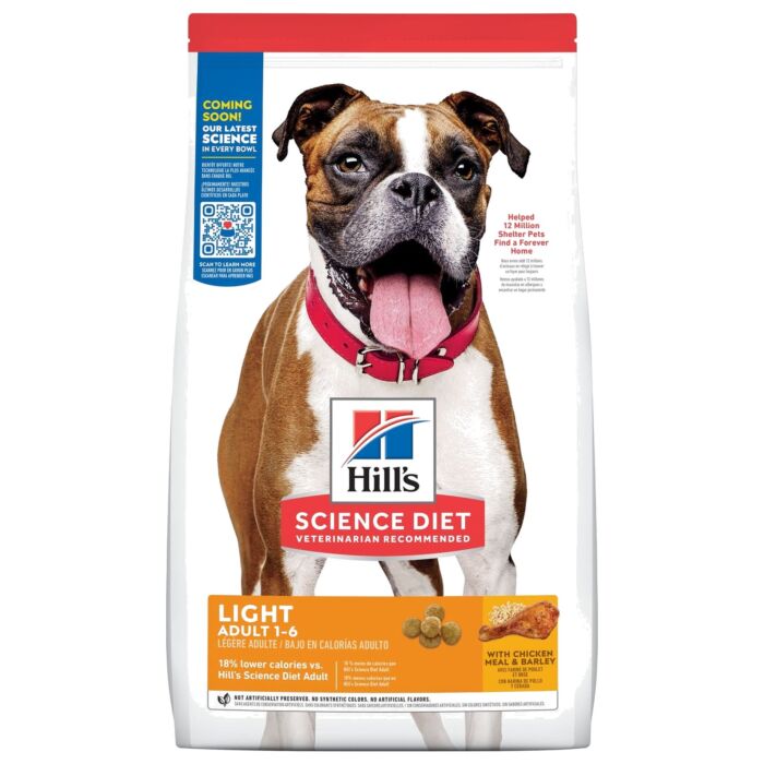 Hills Science Diet Dog Food - Light Adult 15kg