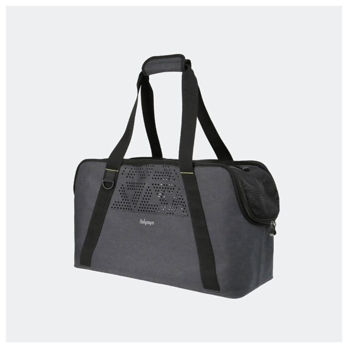 IBIYAYA Dachshund Breezy Wanderer Fur-Free Pet Tote Bag - Grey