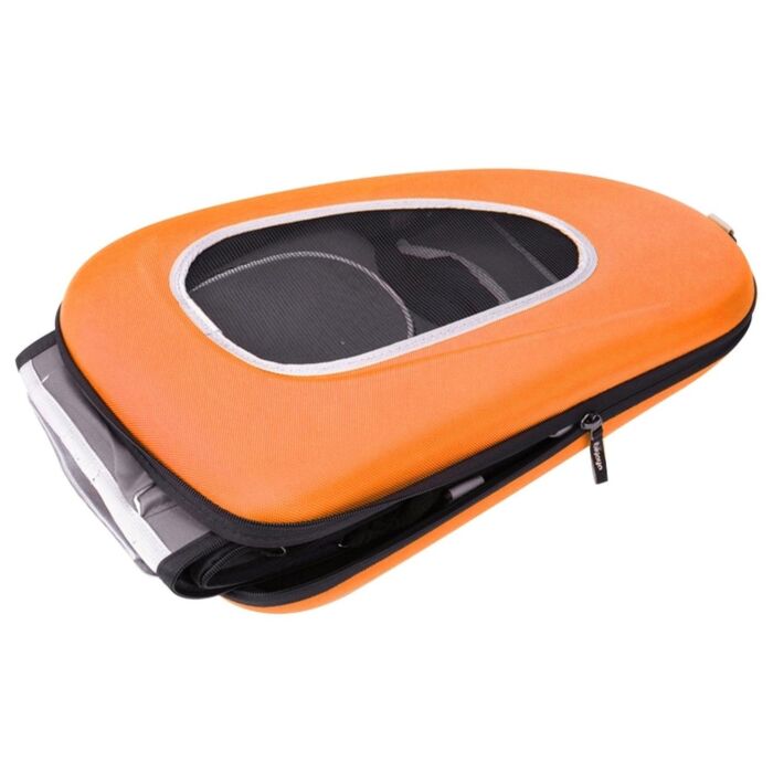 IBIYAYA 5-IN-1 Combo EVA Pet Carrier/Stroller - Tangerine