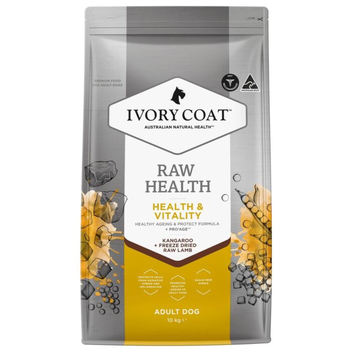 IVORY COAT 澳洲成犬乾糧 - 健康活力配方 - 袋鼠肉+凍乾生羊肉
