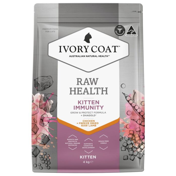 IVORY COAT 澳洲幼貓乾糧 - 免疫力增強配方 - 雞肉+凍乾生羊肉