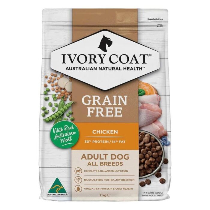 IVORY COAT Dog Food - Grain Free - Chicken