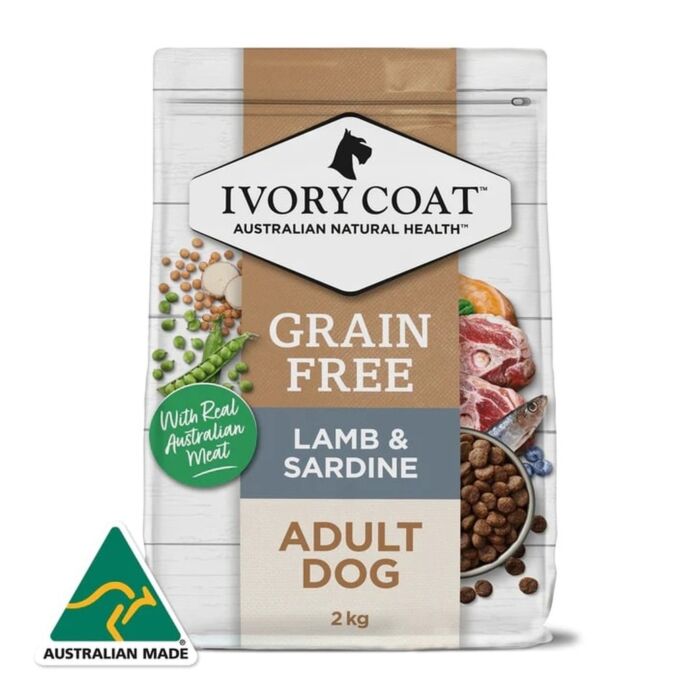 IVORY COAT Dog Food - Grain Free - Lamb & Sardine