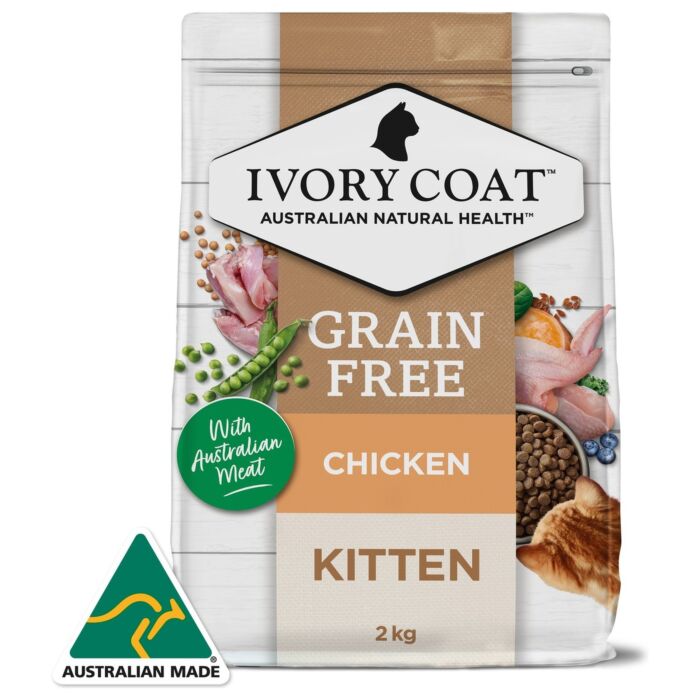 IVORY COAT Kitten Food - Grain Free - Chicken 2kg