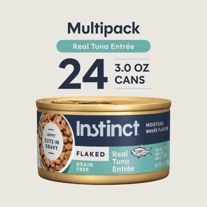 Nature's Variety Instinct Cat Can - Real Cuts with Tuna in Savory Gravy