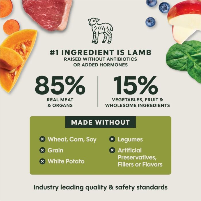 Nature's Variety Instinct 本能成犬乾糧 - 凍乾脫水草飼羊肉 24oz