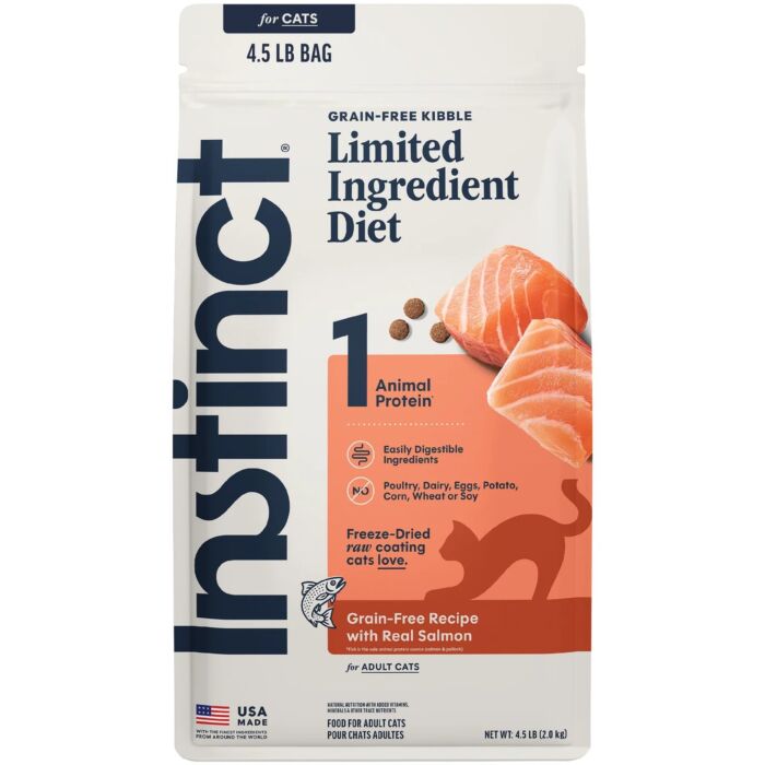 Nature's Variety Instinct Cat Food - LID Grain Free Salmon 4.5lb