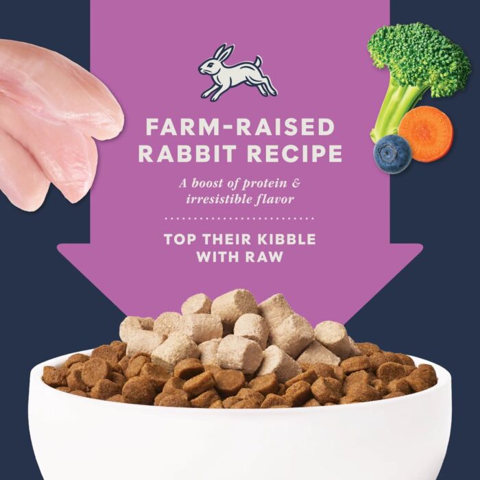 Nature's Variety Instinct Cat Food - Raw Boost Mixers - Grain Free Farm-Raised Rabbit 6oz