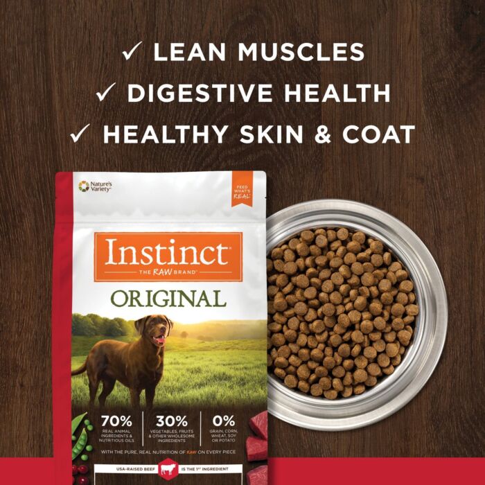 Trial Pack Nature's Variety Instinct Dog Food - Original - Grain Free Beef