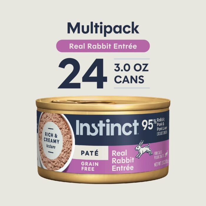 Nature's Variety Instinct Cat Can - Grain Free Rabbit 5.5oz