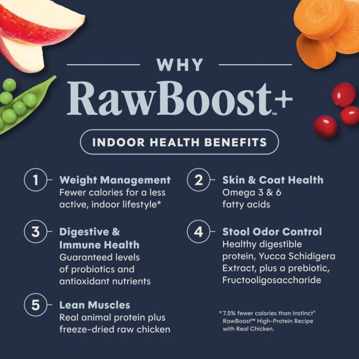 Nature's Variety Instinct Indoor Cat Food - Raw Boost Grain Free - Chicken 5lb