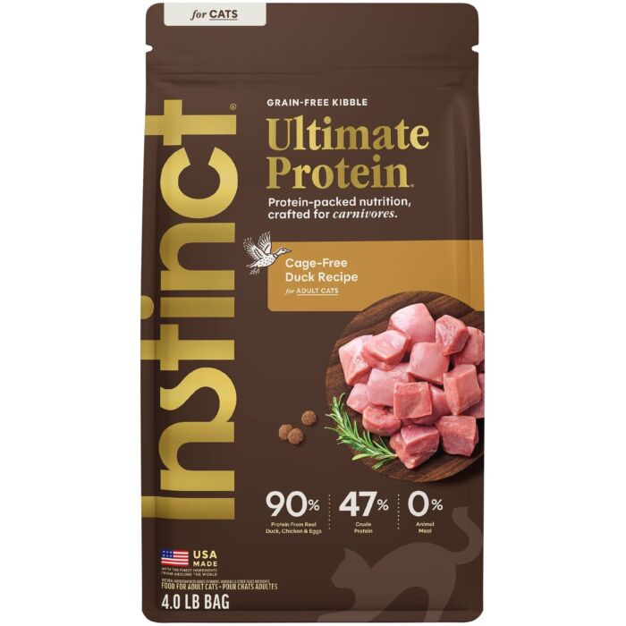 Nature's Variety Instinct 無穀物頂級蛋白質貓乾糧 - 鴨肉配方 4lb