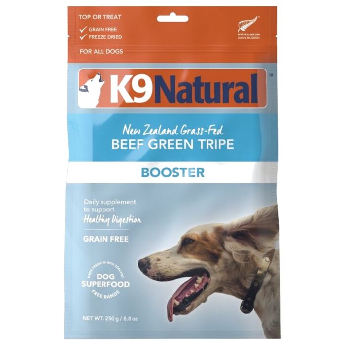K9 Natural Dog Food - Beef Green Tripe Freeze Dried Booster 250g