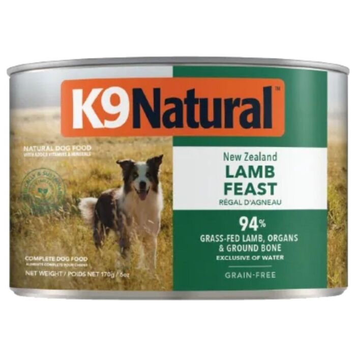K9 Natural Dog Canned Food - Lamb Feast 170g