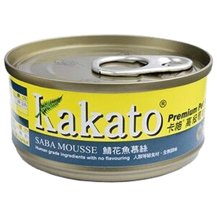 Kakato 卡格貓狗濕糧 - 鯖花魚慕絲 70g
