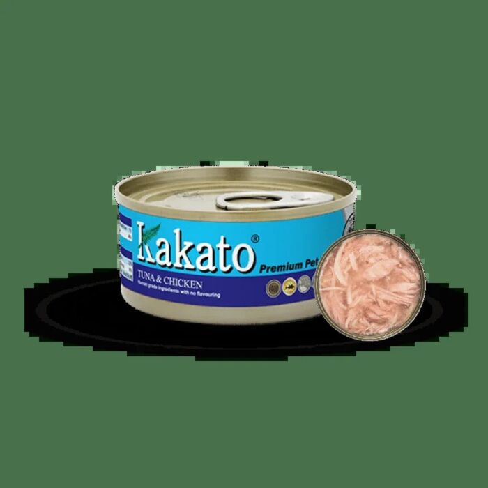 Kakato 卡格貓狗濕糧 - 雞,吞拿魚及蔬菜配方 170g