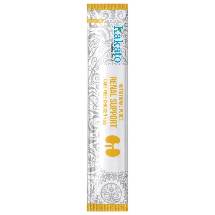 Kakato Cat Treat - Nutritional Puree - Renal Support (Cage-free Chicken) 15g x 4