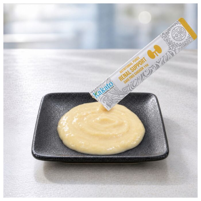 Kakato Cat Treat - Nutritional Puree - Renal Support (Cage-free Chicken) 15g x 4