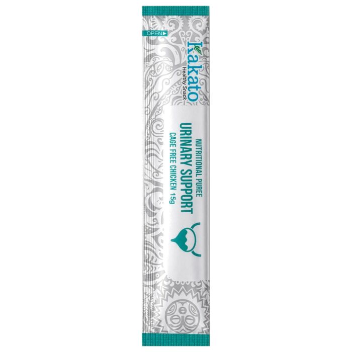 Kakato 卡格貓小食 - 功能保健肉泥 - 泌尿日常守護（走地雞）15g x 4