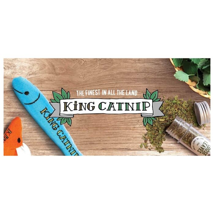 King Catnip Cat Toy - Strawberry