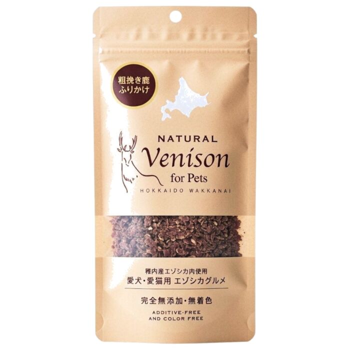 獵人之匠日本貓犬乾糧伴 - 風乾蝦夷鹿迷你肉粒 30g
