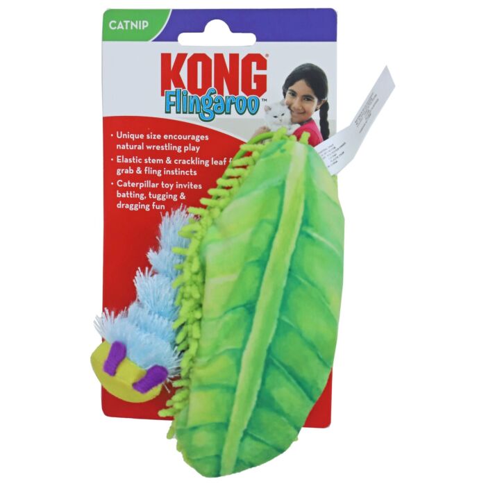 KONG Flingaroo 貓玩具 - 毛蟲