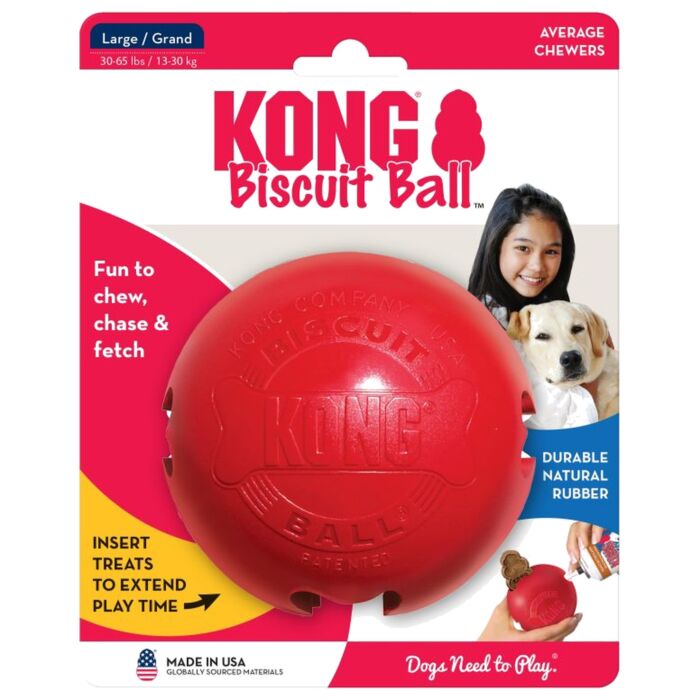 KONG Dog Toy - Biscuit Ball