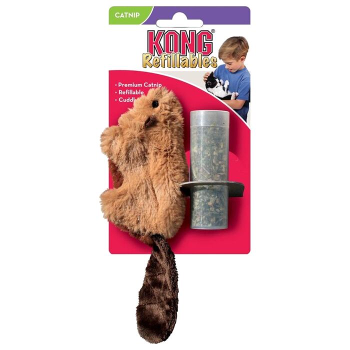 KONG Cat Toy - Refillables Catnip Beaver