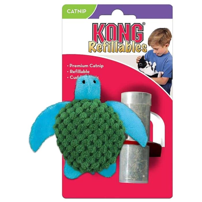 KONG 貓玩具 - 海龜貓草套裝