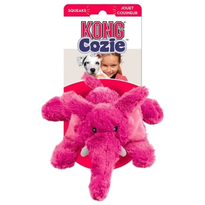 KONG Dog Toy - Cozie Elmer Elephant