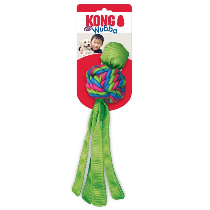 KONG Dog Toy - Wubba Weaves S - Assorted Color