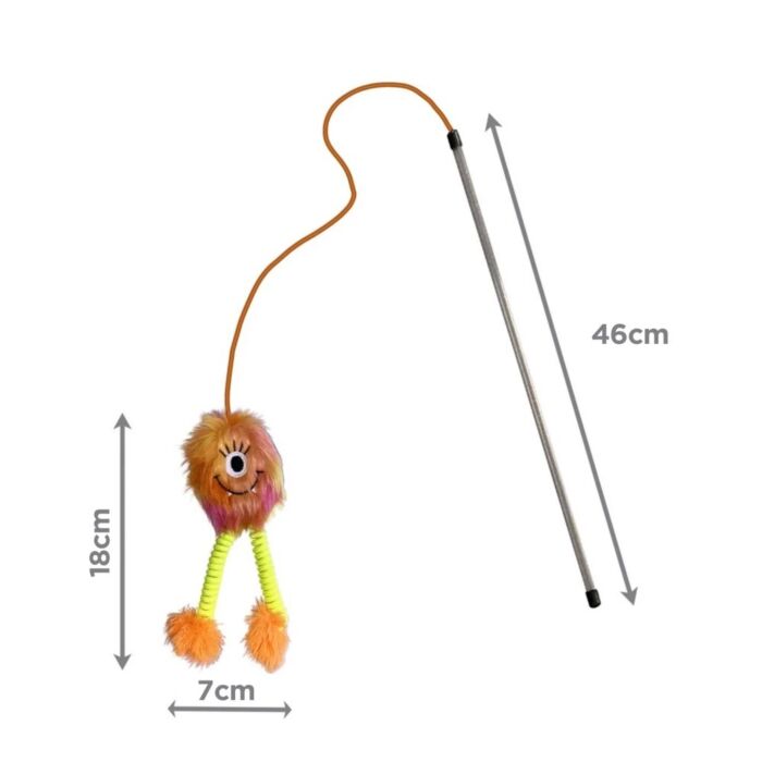 KONG Cat Toy - Teaser Springz - Blue / Orange (Random)