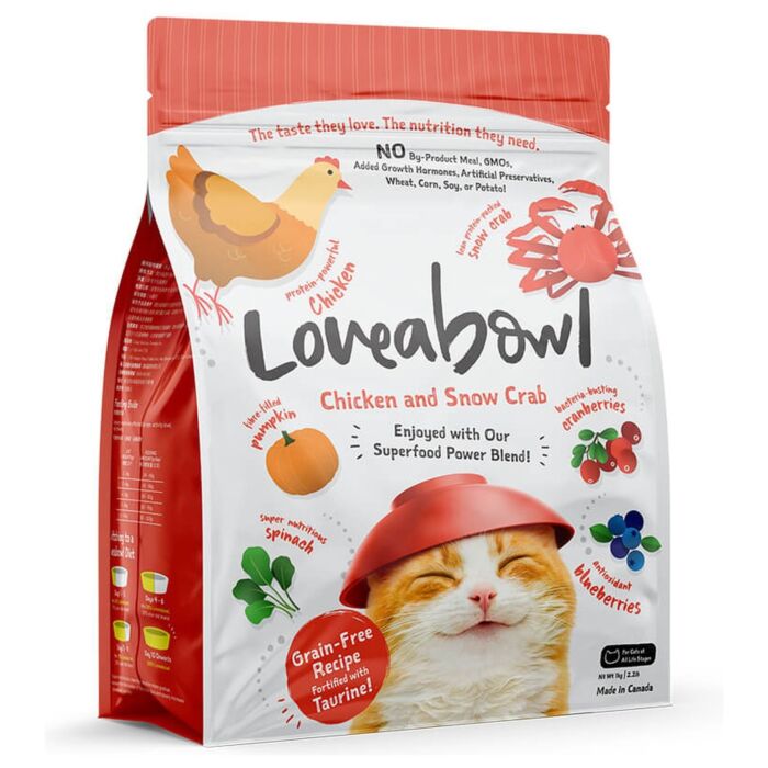 Loveabowl囍碗 無穀物全貓糧 - 雪蟹雞肉海陸配方