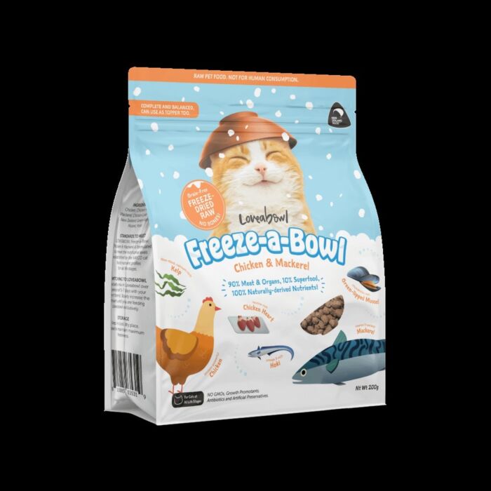 Loveabowl Dog Food - Freeze-dried - Chicken & Mackerel
