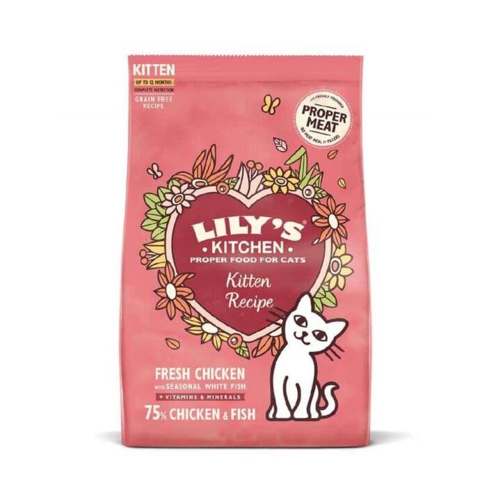 Lilys Kitchen Cat Food - Kitten - Chicken & White Fish 800g