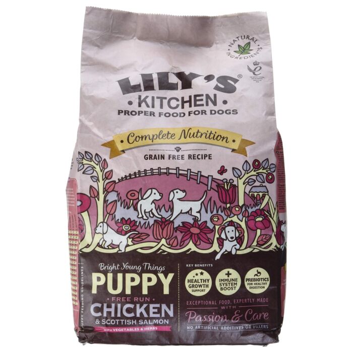 Lilys Kitchen 幼犬糧 - 無穀物雞肉三文魚