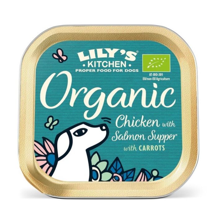 Lilys Kitchen 狗主食罐 - 有機雞肉三文魚特餐 150g