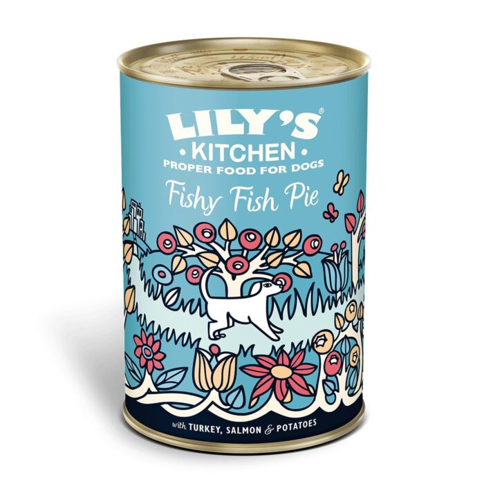 Lilys Kitchen 狗主食罐 - 鮮魚肉批 400g