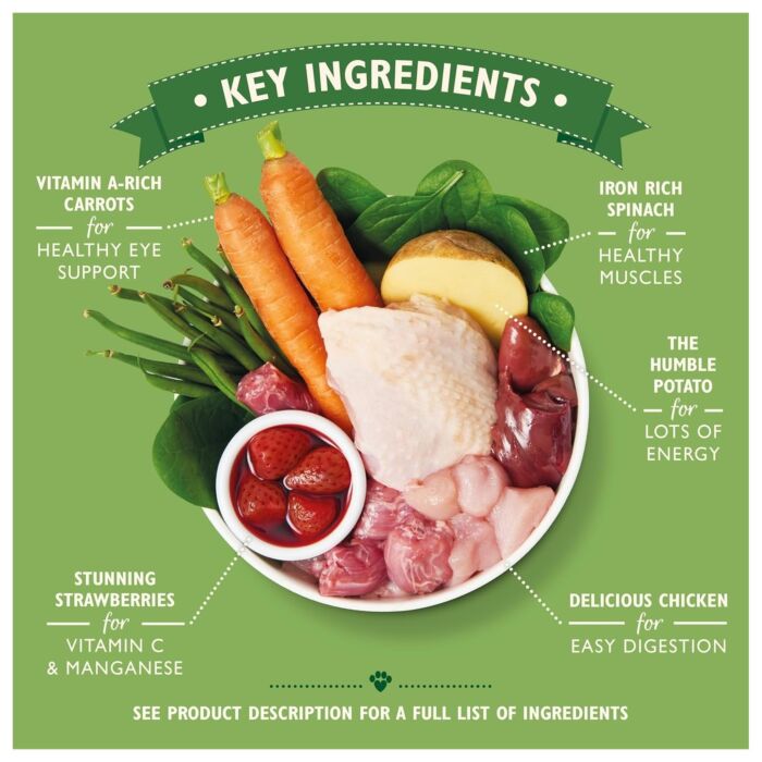 Lilys Kitchen Dog Can - An English Garden Party - Chicken Potatoes & Strawberries 400g