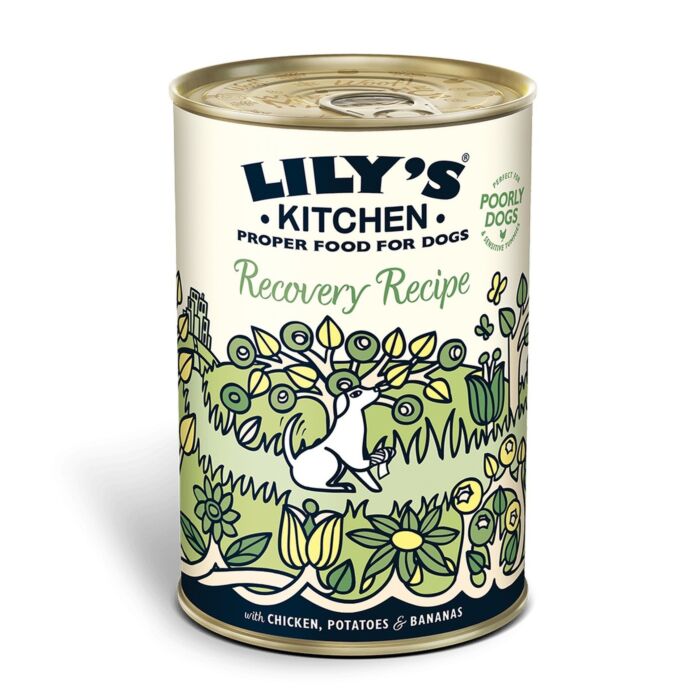 Lilys Kitchen Dog Can - Recovery Recipe - Chicken Potatoes & Bananas 400g