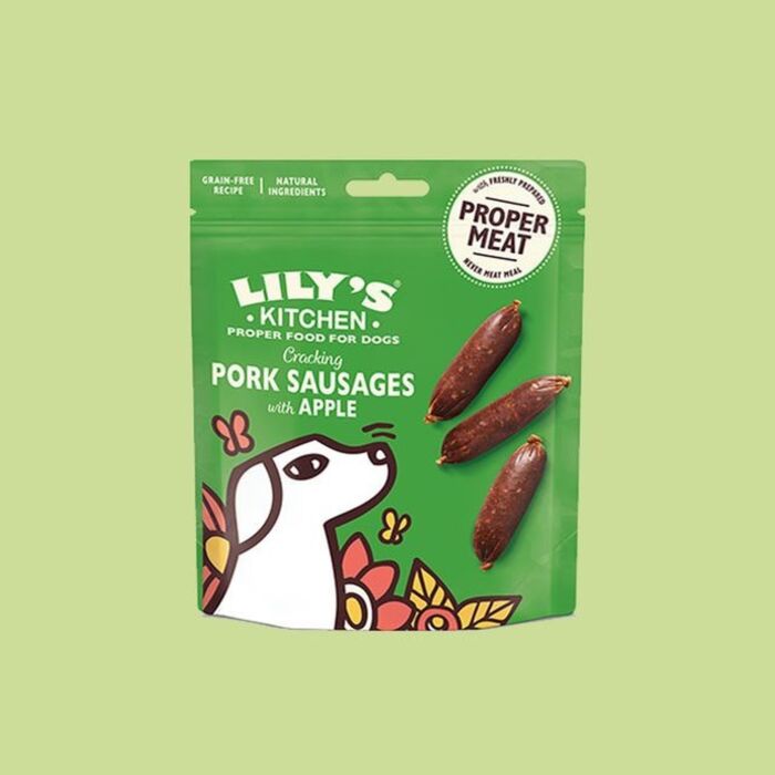 Lilys Kitchen 狗小食 - 豬肉蘋果香腸 70g
